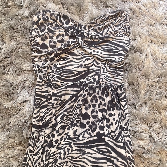 Guess Zebra Maxi Dress - Picture 2 of 7